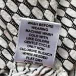 Ellie ELLE Black & White Geometric Top W/ Keyhole Button Short Ruffled Sleeves SZ XXL Photo 12