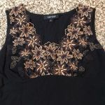 Karen Kane Y2K embroidered floral tank top Photo 4