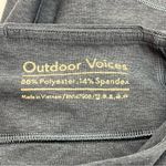 Outdoor Voices Grey Gray Cropped Capri Leggings Womens Medium Stretch Athletic Photo 2