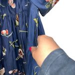 Sea New York NEW NWT  Julian Floral Embroidered Off The Shoulder Midi Dress Navy Photo 9