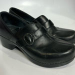 Dansko  black leather clogs women’s size 37 6.5 classic work shoes professional Photo 0