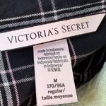 Victoria's Secret The Dreamer Black and Pink Plaid Flannel Sleep Shirt Medium Photo 1