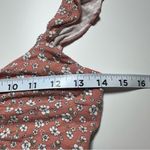 Forever 21 Peach Floral Whimsy Garden Girl Flower Mini Dress Small Photo 4