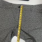 LOFT Outlet Pants Womens 14 Floral Original Crop Mid Rise Stretch Flat Front Black Photo 5