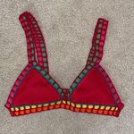 Luxsea swimwear red crochet bikini top Photo 1