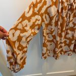 Elizabeth and James Leopard Uptown Peasant Blouse Large Photo 2