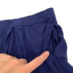 Garnet Hill  Blue Shorts Small Skort Style Casual Lightweight Pockets Photo 1