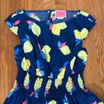Kate Spade Lemon Zest Blaire Dress Blue Size 12 Photo 3