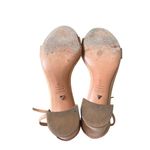 Schutz  Sandals Womens Size 7 Tan Suede Ankle Strap Block Heel Photo 6