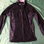 Reebok  Zip-up Activewear Black Sweatshirt Women’s Size M Photo 0