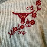 MOTHER THE ITTY BITTY LONG SLEEVE PRETTY HEART LOVER AND FIGHTER, M Red Size M Photo 3