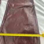 Dolls Kill FLARE LACE UP BROWN FAUX LEATHER PANTS  SIZE XSMALL DELIA'S Photo 4