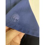 Healing Hands  Purple Label Yoga V-Neck Juliet Scrub Top XS Navy Blue Logo Photo 2