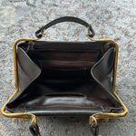 Vintage Roberta di Camerino Leather Doctor Handbag Black Photo 8
