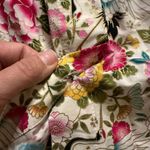 Unique Vintage NWT  skirt large ivory crane Photo 7