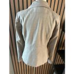 Merona  gray/brown blazer size 6 with cinched waist work attire work blazer Photo 2