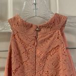 Nsr Blush Norma Halter Lace Midi Dress size Medium Photo 9
