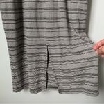 Marine layer Lexi Rib Daytime Midi Dress Gray and Black Stripes Size Medium Photo 10