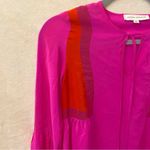 Amanda Uprichard 100% Silk Blouse sz P Hot Pink Silk Blouse Photo 5