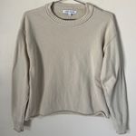 Elizabeth and James Cream Oatmeal Crewneck Cozy Sweatshirt Size XS Photo 0