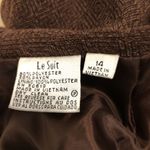 Le Suit Vintage Brown Skirt For Women Size 14 Lined Zipper Back Photo 6