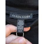 Eileen Fisher Black Funnel Neck Tunic Top Size XS Sweatshirt Boxy Lagenlook Photo 6
