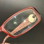 Coach “ROSA” 583 Burgundy Polished Designer 50-17-135 Eyeglasses Frame Photo 13