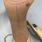 Vince Camuto Enella Yellow Leather Slingback Heels Size 8M Ankle Strap Sandals Photo 9