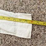 Abercrombie & Fitch Off White Cotton V Neck Collared Button Up Shirt Womens L Photo 9