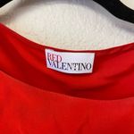 Red Valentino  Bateau Neckline Mini Dress Ruffle Details Size 42 Photo 6