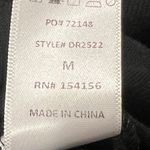 Mod Ref  Women’s Black Ribbed Sleeveless Stretch Midi Dress Size M Photo 4