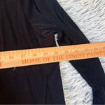 Chico's  Travelers Black Open-Front Jacket Pleated Ruffle Detail 2 = M/12 Photo 3