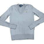 Ralph Lauren 👚 Sport Logo V-Neck Sweater Women’s Medium 100% Merino Wool 🐎🧶 Photo 0