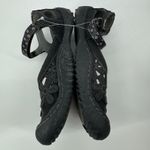 Jambu JBU By  Black Floral Cutout Mary Jane Comfort Shoes Memory Foam Size 8 Photo 4