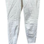 Spanx White Distressed Skinny Jeans Sz L Photo 2