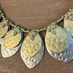 Loft Gold and Silver Leaf Necklace Photo 1