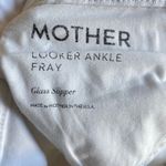 Mother Denim The Looker Glass Slipper White Jeans in Size 28 Photo 4