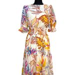 Flying Tomato BOHO  Floral  Dress Fall  Ruffles womens size small Puff Sleeve Photo 3