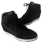 Nike Dunk Sky Hi Essential Black Gum 644877 011 Wmn Sz 8 Wedge Womens Shoes High Photo 2