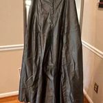EXPRESS Vintage Sateen Long Formal Skirt, Size 11/12, Gray Photo 3