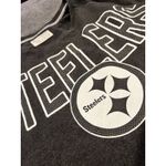 47 Brand Pittsburgh Steelers Sweatshirt 47 Gray Crew Neck Women's XLarge NFL PGH Logo Photo 4