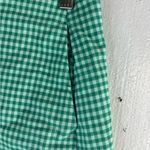 Urban Outfitters M Gingham Check Pocketed Mini Skirt in Kelly Green Photo 2