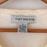 Vintage That Sweater Cream Bow Cardigan White Photo 4