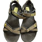 Teva  Numa Olive Green & Lime Adjustable Strap Hiking Water Sandal Photo 0