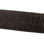 Chico's Vintage White Pearly Stone Buckle Champagne White Leather Belt Retro Photo 6