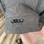 Ann Taylor  Women's Blazer Size 8 Brown Twill Long Sleeve Zippered Pockets Photo 6