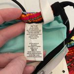 The Bikini Lab 🌞NWT multicolored tribal triangle top A60 Photo 6