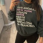 ANINE BING  City Love Sweatshirt Charcoal Size M Photo 10