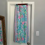 Lilly Pulitzer NWT  XS Pants Bal Harbor Mid Rise Palazzo coral bay Photo 1