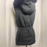 Michael Kors Women's Black Puffer Vest with Faux Fur Trim Medium NWOT Photo 6